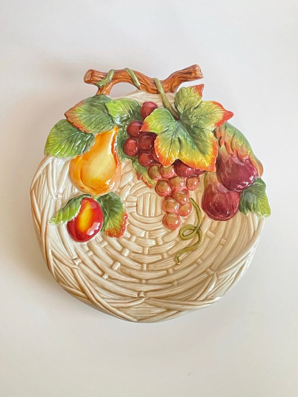Vintage Fitz and Floyd Classics Country Gourmet Canape Plate